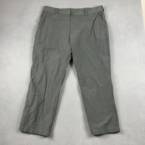 Columbia Pants Mens 40X30 Gray Flex ROC Hiking Cargo Zip Nylon Outdoors Camping